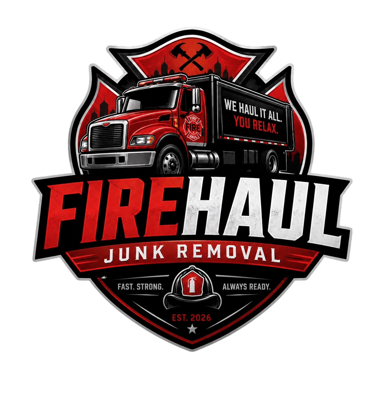 Fire Haul Junk Removal logo